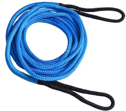 1 stück Blau 1/2 * 20ft Kinetische RecoveryRope 12mm * 6m Doppel Geflochtene Recovery Seil Abschleppen Seile