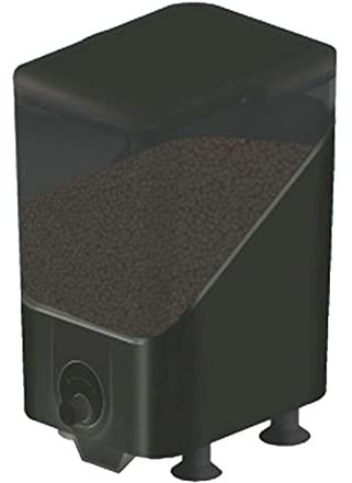 Colcolo Automatischer Fischfutterspender mit 450 ml Fassungsvermögen, feuchtigkeitsbeständig, Timer, tragbarer, langlebiger Fischfutterspender für Teich,