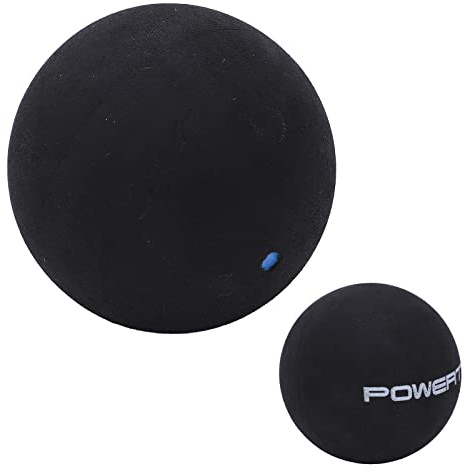 Akozon Squash Bälle, 37 Mm Single Dot Squashbälle Gummi-Squashschlägerbälle für Anfänger-Wettkampftraining Squashball (einzelner Blauer Punkt)