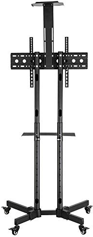 LALAHO TV Ständer Rollbar TV Standfuss auf Rollen für 32-70 Zoll Fernseher