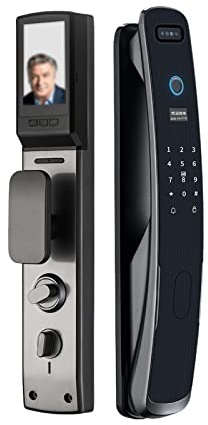 3D Eletronic Door Lock Face Recognition Tuya APP Biometric Fingerprint Smart Door Lock With Camera Peephole Intelligent Door Lock, Password Door Lock, Fingerprint Door Lock, APP Controlled Door Lock (