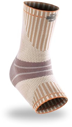 BAUERFEIND Vristlänk för vandring Outdoor Ankle Support, 1 unisex ankelbandage, fotbandage, höger och vänster, bärbar, merinoull, XXL