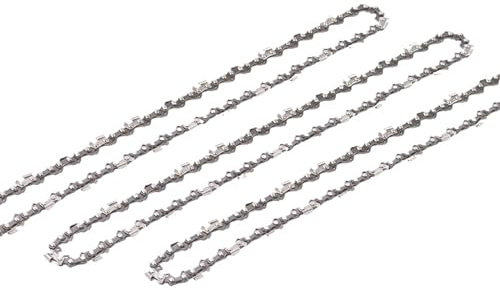 JMORCO Sägeketten 3PCS 10/12/14/16/18/20 Zoll Kettensäge Kette 3/8 Pitch Stahl Kette Protokollierung Säge Kette Elektrische Kettensäge Zubehör Kette Ersatz(18Inch 64Drive Link)