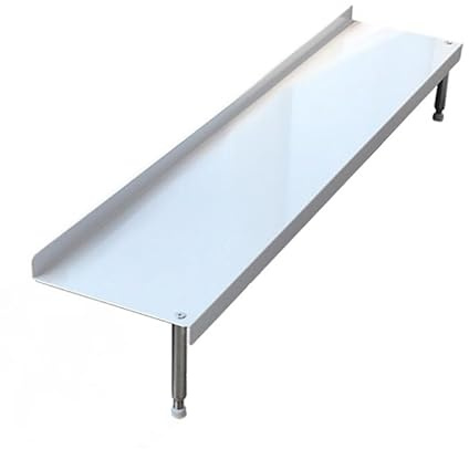 Tablero de extensión de encimera autoadhesivo de altura ajustable, tablero de almacenamiento de extensión de alféizar de ventana, estante de acero for gabinete de encimera, estante magnético sin perfo