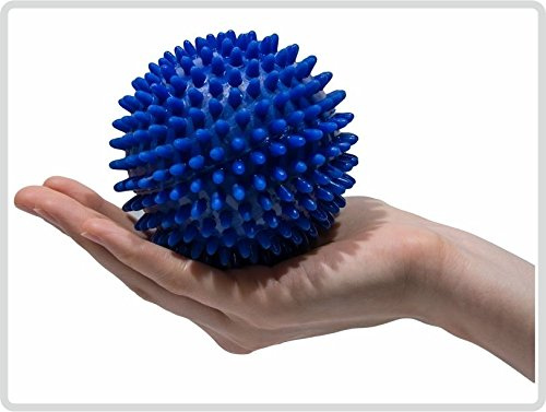Pflegehome24® Igelball Igel-Ball Noppenball Massageball 10 cm, Blau