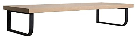 MOB-IN Plan de Toilette Suspendu pour Vasque Will - 120 cm avec équerres Noires