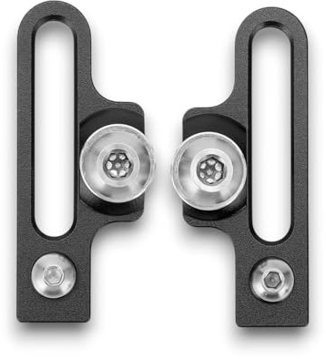 ZLXHDL C-Bremshalter Verlängerung - 2-teiliges Set aus Aluminiumlegierung 10 mm Verlängerung, schnelle Wärmeableitung für C Bremse Fahrrad Rennrad (Schwarz)
