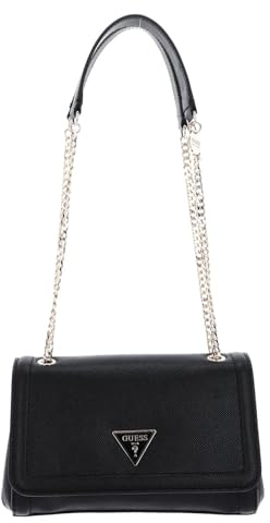 GUESS Noelle Covertible Xbody Flap Bag Black