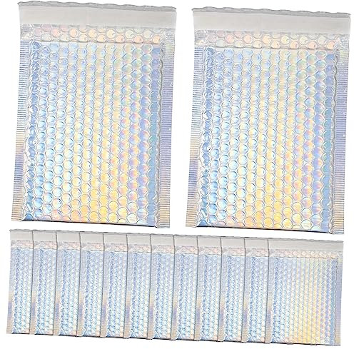 PLAFOPE 16 Stück Luftpolstertaschen Versandtaschen Luftpolsterhüllen Pakettaschen Mit Selbstklebendem Verschluss Für Kleidung Kosmetik Und Kleine Artikel