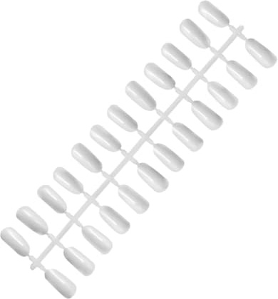 Homoyoyo 240 pièces Nuancier Faux Ongles Blancs pour Extension Naturelle et Pratique Nail Art Accessoires Salon
