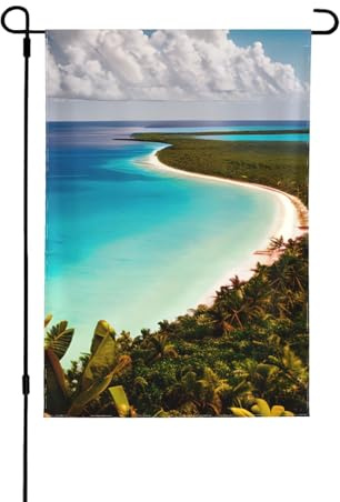 Isla de Cuba Banderas decorativas para exteriores, decoración de jardín de doble cara para todas las estaciones