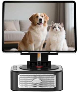 Soporte De Altavoz Inalámbrico - Soporte para Tableta De Escritorio De 6,14 Pulgadas | Solución De Audio De Base para Cabecera, Oficina, Cocina, Automóvil, Configuración De De Superfic
