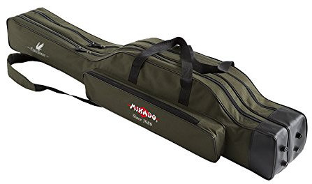 Mikado Rutentasche 2/3 Fächern Rutenfutteral Angeltasche viele Varianten! 1,2-1,6m (160cm/2 Kammern/UWD-12002G-160W)
