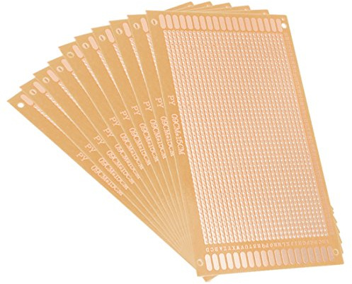 sourcing map 10stk. Einseitige Universal Papier Leiterplatten Platine Dicke 1,2mm 9x15cm DE de