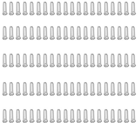 T TOOYFUL 100 Aluminium Endkappen Endhülsen Ø 3mm