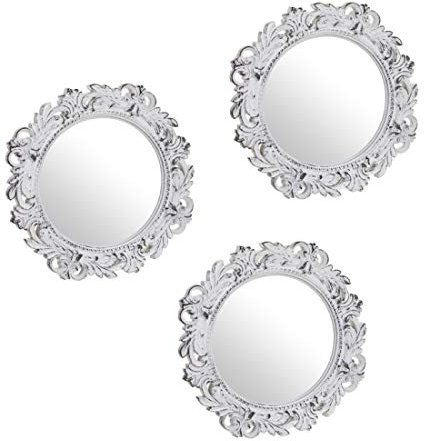 Home Gadgets Espejo Pared Set 3 Unidades 25 cm