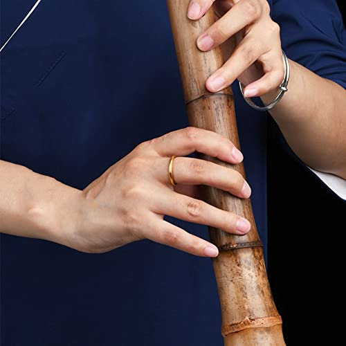 FFYUEEE Alte Bambus G-Anpassung Shakuhachi, Einschließlich Feiner Ledertaschen, Traditionelle Chinesische Musikinstrumente, Geeignet Für Anfänger Und Berufstätigkeit