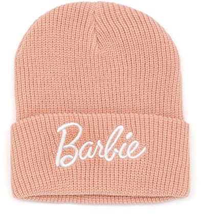 Barbie Mütze Frauen Erwachsene rosa gestrickte Winterhut eine Größe