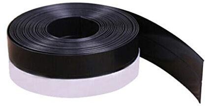 Weather Stripping Door Seal Strip, Dichtungsstreifen, Wetterfester Türdichtung, Selbstklebend Silikon Dichtungsband, Staubschutz und Schalldicht Zugluftstopper für Fenster Tür (Schwarz, 35mm x 5m)