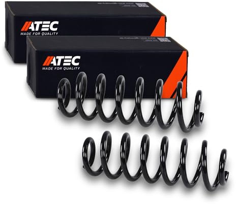 ATEC Germany 2x Fahrwerksfeder hinten links & rechts | Kompatibel mit: VW PASSAT B6 Variant, PASSAT B7, PASSAT B7 Variant, TIGUAN