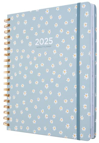 Kokonote Planer 2025 - Olympia Daisy Kalender 2025 Buchkalender Studienplaner 2025 - Terminplaner 2025 - Terminkalender 2025 - Kalender 2025 Ringbuch – Wochenplaner 2025