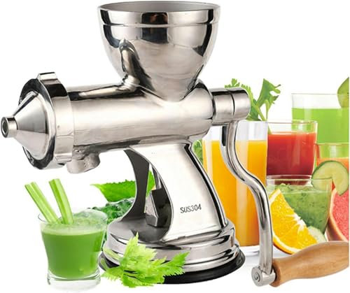FLTRGO Stainless Steel wheatgrass juicer Auger Slow squeezer Fruit Wheat Grass Vegetable orange juice press extractor