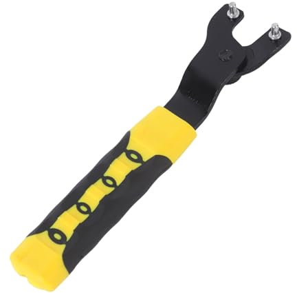 Huvqianu Grinder Wrench Tool, General Spanner Lock-Nut Wrench, Angle Grinder Accessories, Lock-Nut Grinder Wrench, Non-slip Grinder Tool, Grinder Spanner, Heavy-Duty Wrench Tool