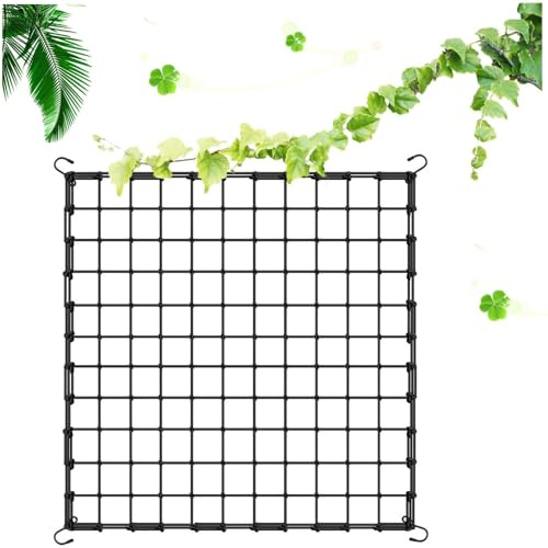 Granmagazz Rete Elastica a Traliccio da Giardino, 120X120cm Rete Di Supporto Per Piante Idroponica,in nylon idroponico,adatta per giardino, cortile, giardinaggio
