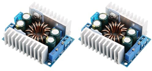 2Pcs Step Up Converter Module DC 10-32V to 12-60V 16A Input 8A Output Adjustable Current Voltage