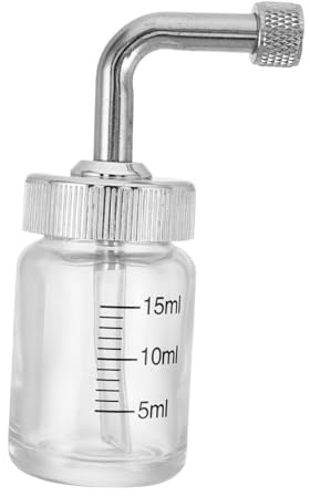 CANIGHT Multi-use Oxygen Injection Meter Accessory Small Glass Jar Lid for Paint Storage Beauty Equipment