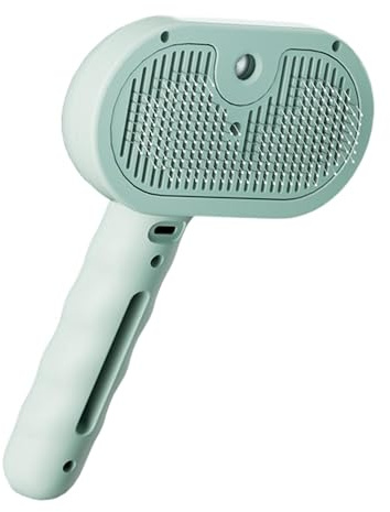 Spritz Defur Comb for Dogs | Multifunctional Cat Steaming Brushes for Indoor Cats with 35ml Tank - Dog Hair Remover, Pet Supplies, Pet Spray Depilatory Comb
