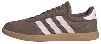 adidas Mujer Breaknet Sleek Shoes, Earth Strata/Clear Pink/Gum 3, 38 2/3 EU