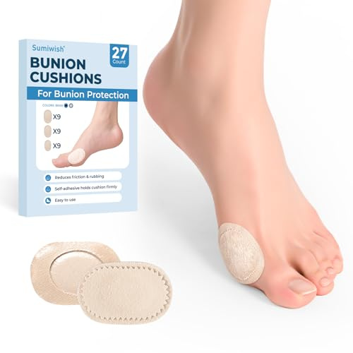 Sumiwish Cuscinetti per piedi da indossare con le scarpe per il massimo comfort, 54 pezzi, cuscini Moleskin da donna, multiformato, impermeabili, autoadesivi, per uomo