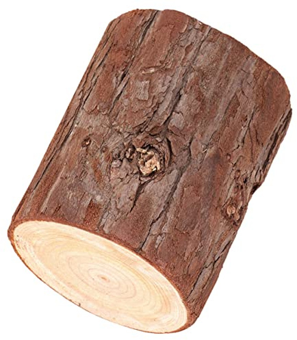 Beatifufu Stump Candle Holder Wooden Tea Light Holders Rustic Natural Wood Pile Design Creative Desktop Decoration for Bedroom Study Photo Props