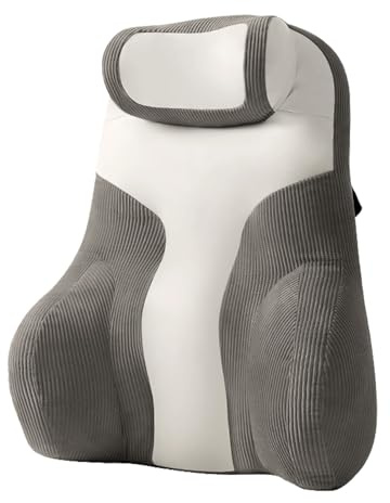 Almohada Para Lectura - Cojín De Reposo En Cama Con Apoyo Lumbar, Espalda Cuello | Almohadón Cómodo Para Sofá, Sillón, Oficina, Coche Viaje | Ƒunda Lavable, Regalo Parå Mujeres, Hombres, Adultos