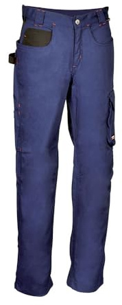 Cofra Safety Walklander Pantaloni, Navy/Nero, 44 Donna