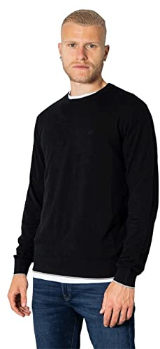 ARMANI EXCHANGE Crew Neck, Maglione, Uomo, Nero, M
