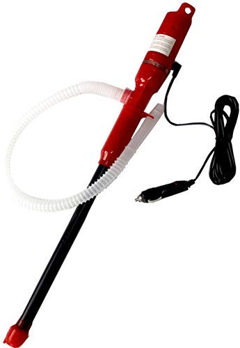 12V / 24V Bomba de gasolina eléctrica para coche,Bomba de Combustible Diesel Transferencia con encendedor de cigarrillos para Gasóleo Gasolina Agua