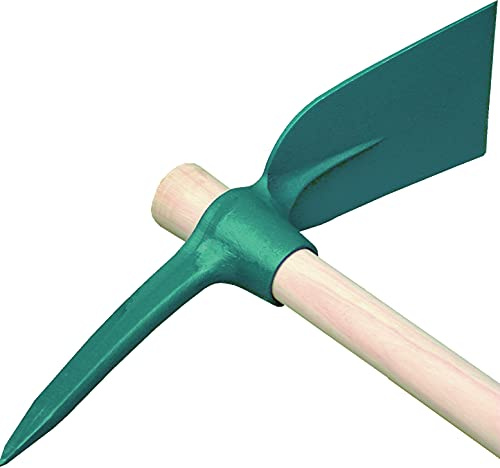PIOCHE CANTONNIER OEIL ROND 1,4KG + MANCHE BOIS DIVERS 100 FORGES DE MAGNE - 213142
