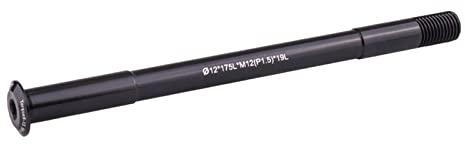 Amagogo Perno Passante per Bicicletta, Lega di Alluminio 12/14/15mm ASSE Passante Posteriore per MTB Posteriore per Bicicletta ASSE Passante per Mountai, 12 mm 175 mm 1,5 mm