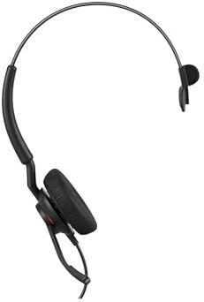 Jabra Engage 40 kabelgebundenes Mono-Headset mit Inline Anrufsteuerung, geräuschunterdrückender 2-Mic-Technologie und USB-C-Kabel - MS Teams Zertifiziert, mit Allen Plattformen kompatibel - schwarz