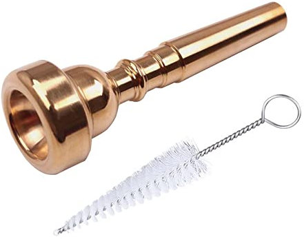 VSOLS C Bugle Messing Trompete mit Mundstück for Anfängerschule Band Orchestra (18,7 Zoll) (Color : 5C Mouthpiece)