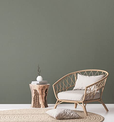 A.S. Création Unitapete Grün Gold Nachhaltig - Natural Living 386622 - Vliestapete Vintage Metallic - 10,05x0,53m Made in Germany
