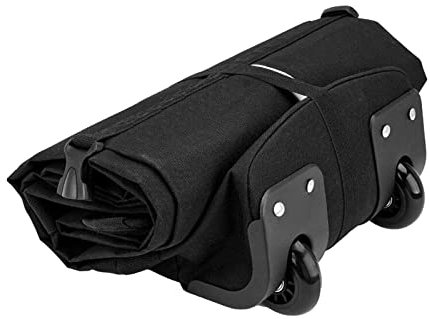 Dickly Gepolsterte Snowboardtasche mit Rädern, erweiterbar, strapazierfähig für Flugreisen mit Schultergurt, Ausrüstungsschutzhülle für Snowboard-Ski