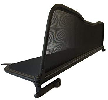 PureWind Windschott kompatibel mit Mercedes E-Klasse A207 Baujahr 2010-2016 (Schwarz) – Windschott Universal mit Schnellverschluss ohne Tasche