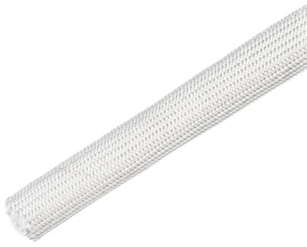 DMiotech 1pz 9.8Ft-14mm Bianco Fibra Vetro Alta Temperatura Guaina