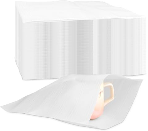 100 Stück Verpackungsmaterial 33x33cm Schaumfolie Umzugsmaterial Luftpolsterfolie Umzugskarton Schaumstoffverpackung Umzug Kartons Verpackung Schaumstoff Beutel für Glas, Möbel, Porzellan, Geschirr