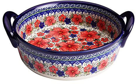 Lata for asar esmaltada, juego de bandejas for hornear, cazuelas pequeñas de porcelana de 21x18,5x7 cm, fuente for horno de cerámica de 950 ml, (color: tulipán, tamaño: 950 ml) (color: tulipán, tamaño