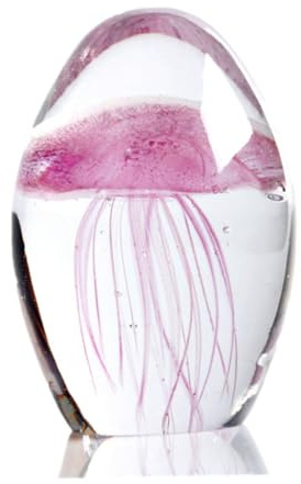 Warmhm 1stk Papiergewichte Glasfigur Ornament Valentinstag-desktop-ornament Romantisches Nachtlicht Aus Acryl Die Büro-schreibtisch-dekoration Beleuchtete Lampe Rosa Kristall Ornamente