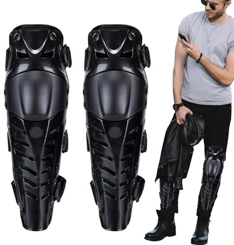 Bvizyelck Motocross-Knieschützer, Motorrad-Knie- und Schienbeinschützer | Racing Knieschützer Schienbeinschoner - Racing-Knie- und Schienbeinschützer, komfortabler Kniescheibenschutz für